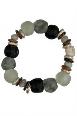 NEW TWINE & TWIG women's intricate stack bracelet in mountaintop